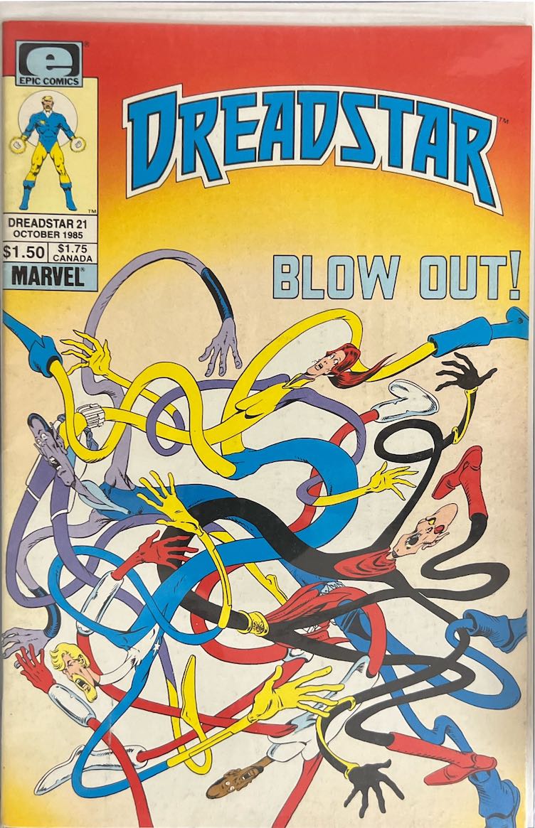 Dreadstar, #021, Blow Out! (Marvel, 1985) - Direct Sales