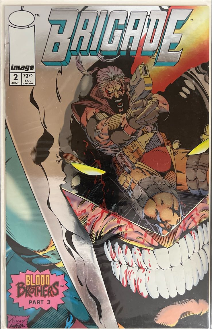 Brigade, #002, Blood Brothers Part 3 (Image Comics, 1993) - Direct Edition