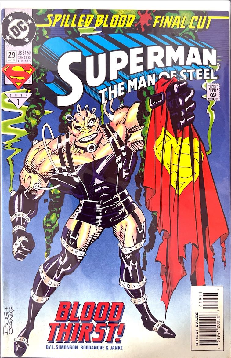 Superman: The Man of Steel, #29 (DC Comics, 1994)