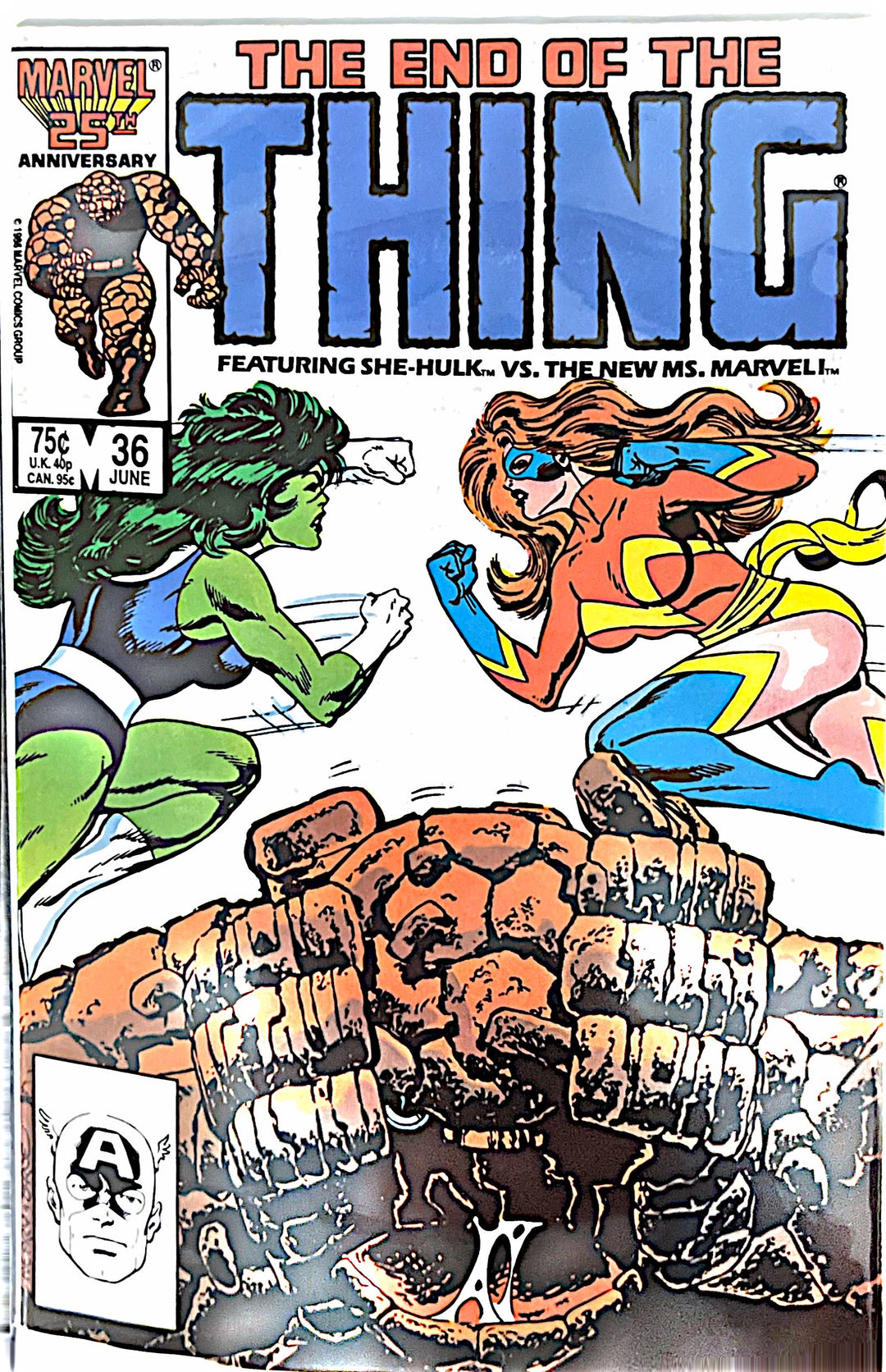 The Thing, #36, Marvel Comics Group, 1986, Bagged and Boarded