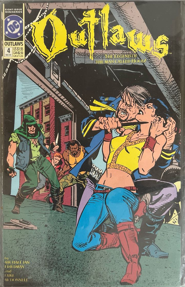 Outlaws, #004, The Legend of the Man Called Hood! (DC Comics, 1990) - Direct Sales Edition