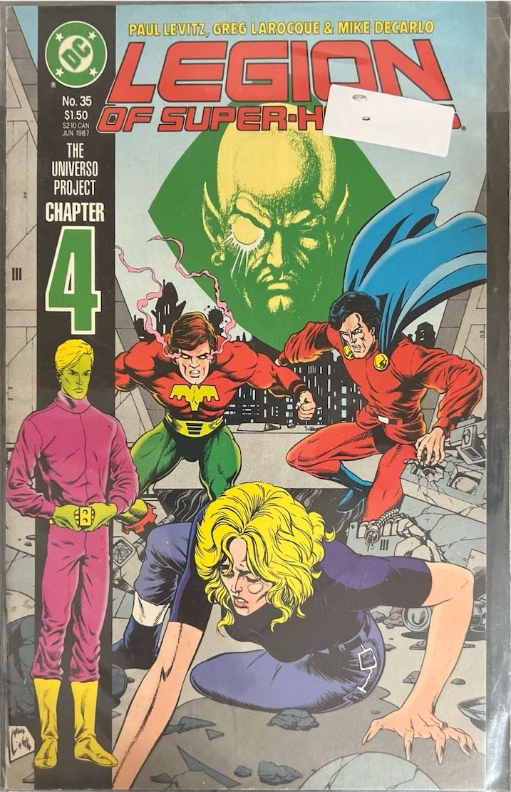 Legion of Super-Heroes, #035, The Universo Project Chapter 4 (DC Comics, 1987) - Direct Sales