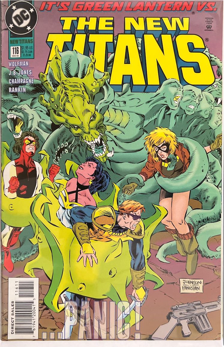 The New Titans, #116, It's Green Lantern vs. ...PANIC! (DC Comics, 1994) - Direct Sales