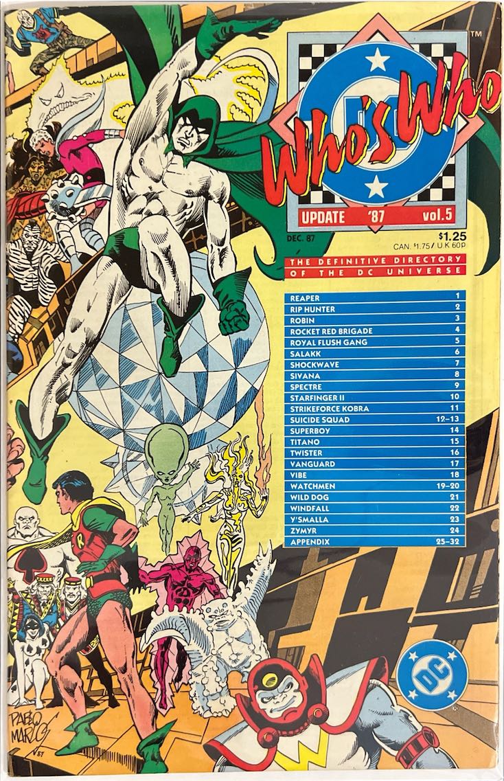 Who's Who: Update '87, Vol. 5 (DC Comics, 1987) - Direct Sales