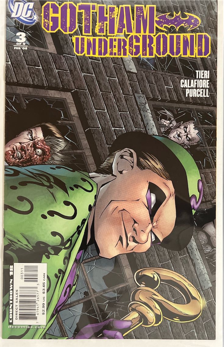 Gotham Underground, #003 (DC Comics, 2008) - Direct Sales