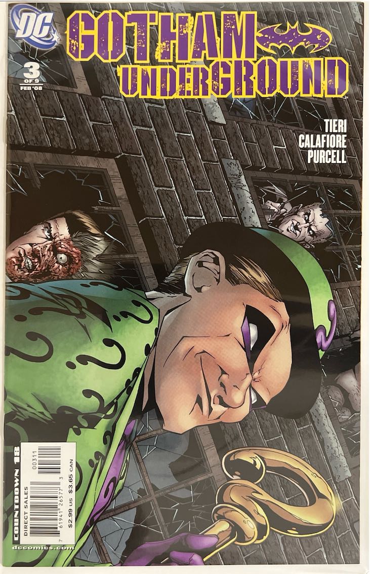 Gotham Underground, #003, (DC Comics, 2008) - Direct Sales