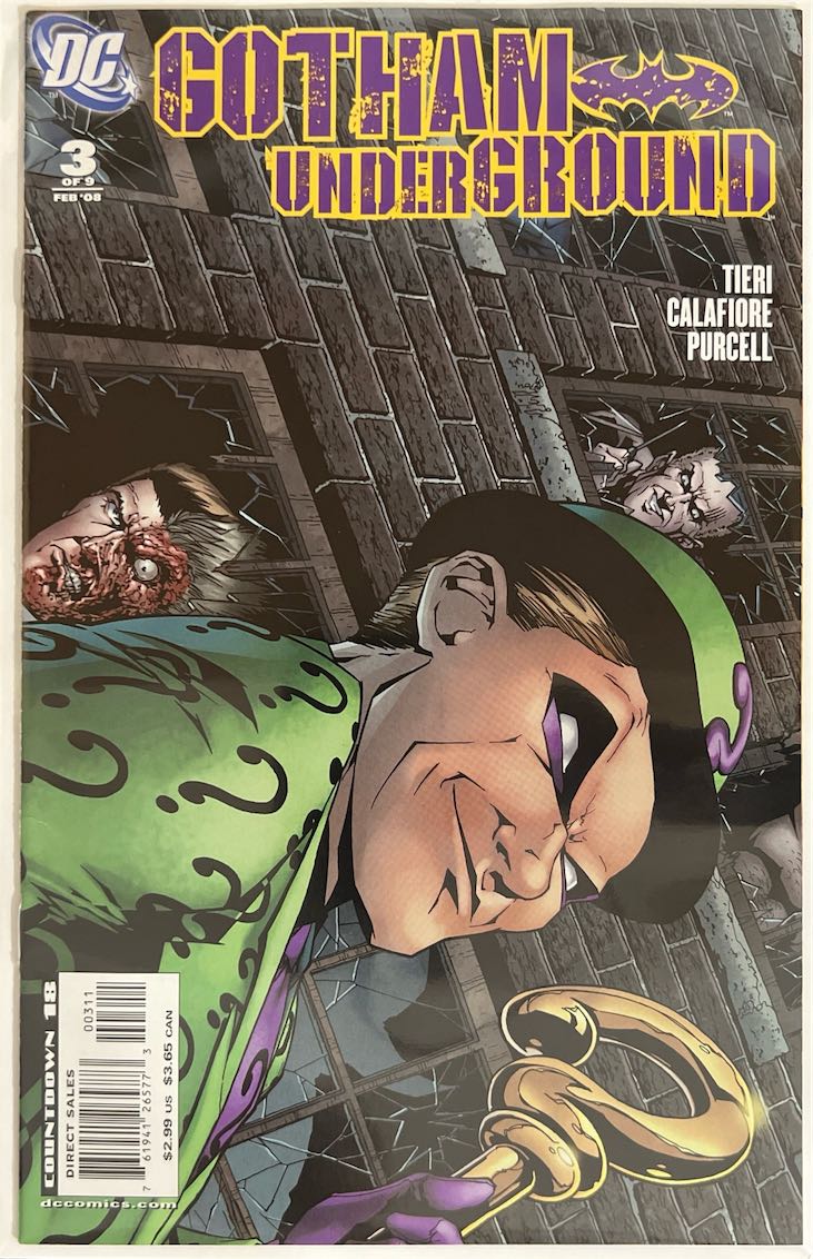 Gotham Underground, #003 (DC Comics, 2008) - Direct Sales