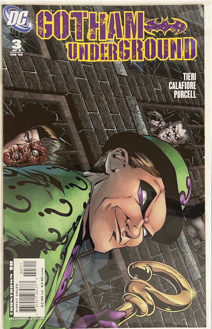 Gotham Underground, #003, (DC Comics, 2008) - Direct Sales