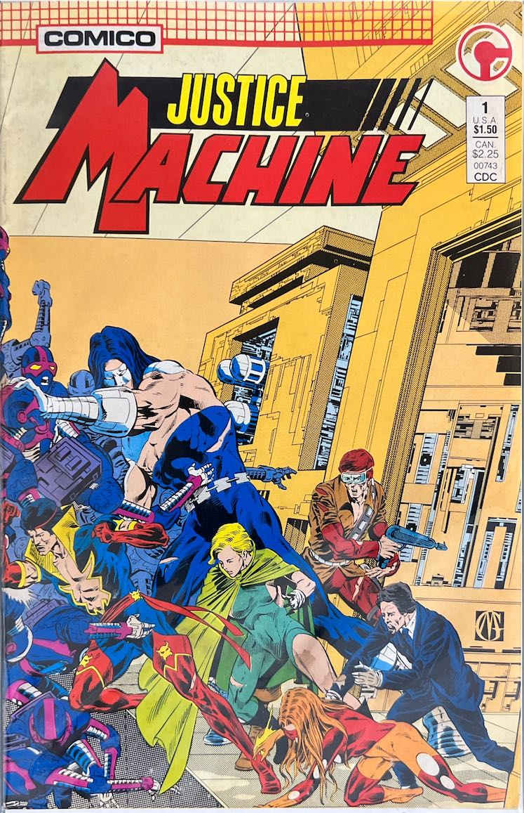 Justice Machine, #001 (Comico, 1987) - Direct Sales Variant