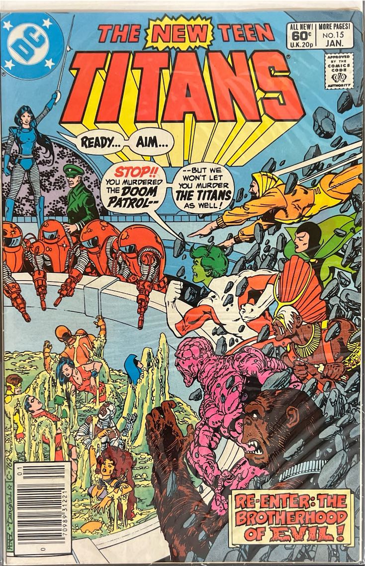 The New Teen Titans, #015, Ready... Aim... (DC Comics, 1982) - Direct Sales