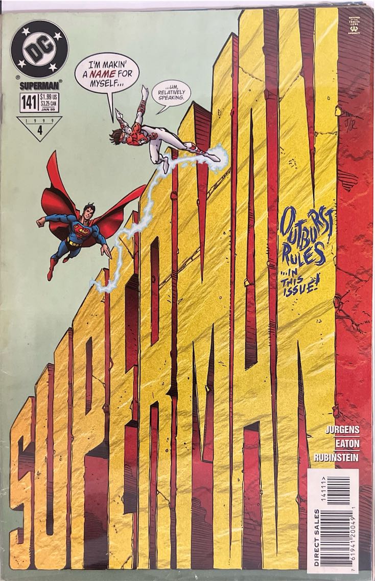 Superman, #141, Outburst Rules (DC Comics, 1999) - Direct Sales