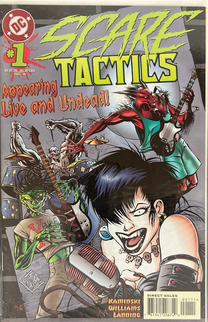 Scare Tactics, #001, Appearing Live and Undead! (DC Comics, 1996) - Direct Sales