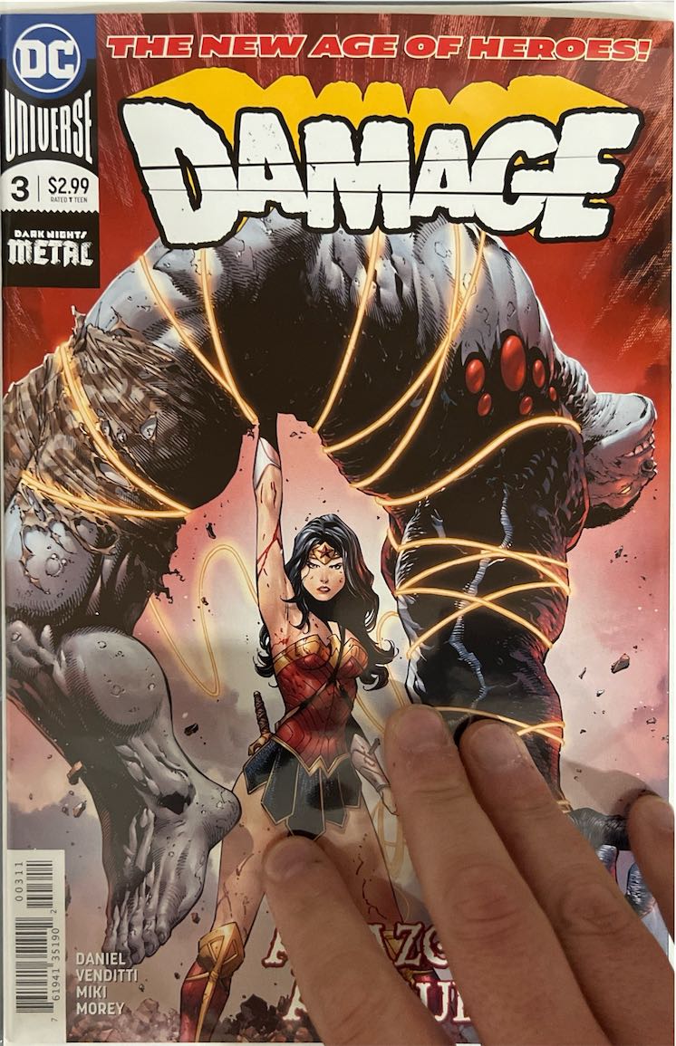 Damage, #003, The New Age of Heroes! (DC Comics, 2018) - Direct Sales