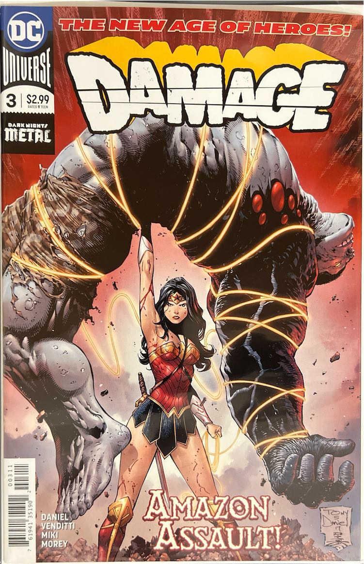 Damage, #003, Amazon Assault! (DC Comics, 2018) - Direct Sales