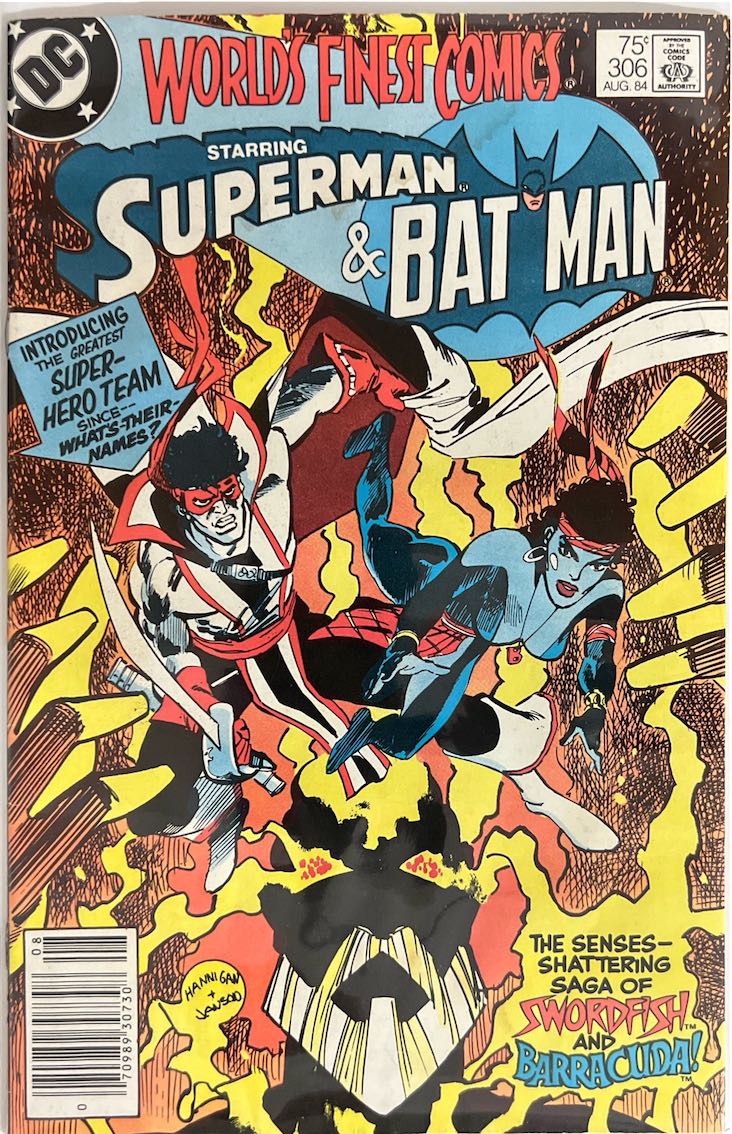 World's Finest Comics, #306, Starring Superman & Batman (DC Comics, 1984) - Direct Sales