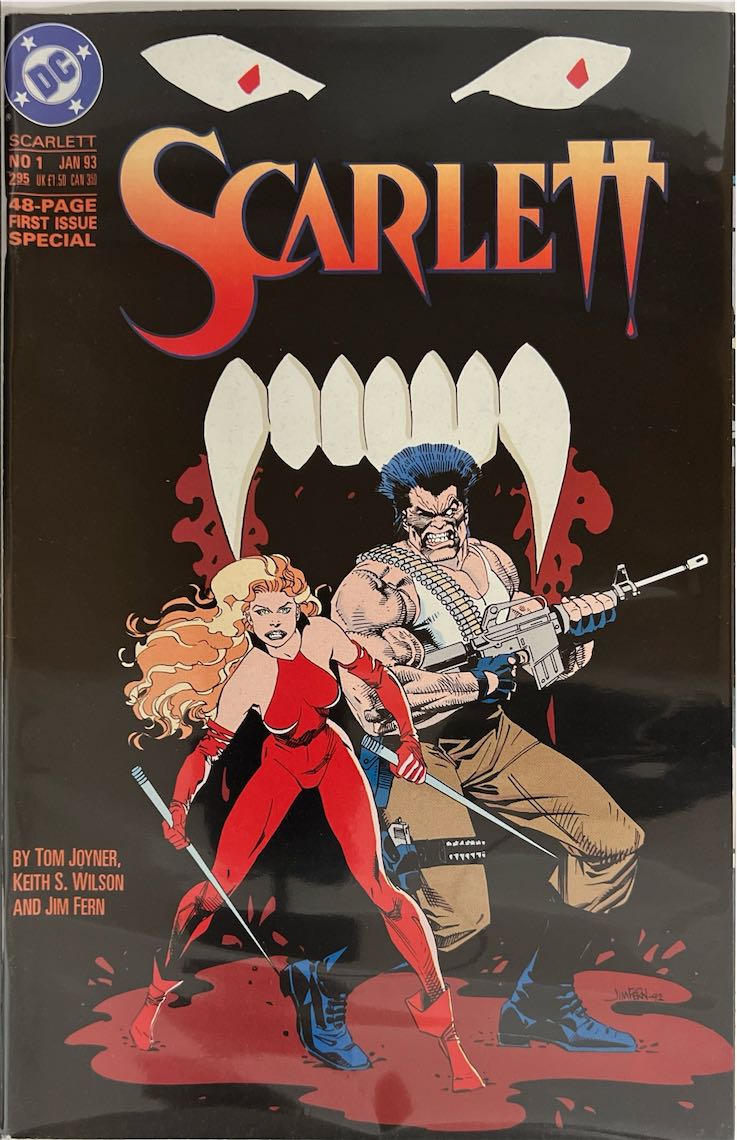 Scarlett, #001, First Issue Special (DC Comics, 1993) - Direct Sales