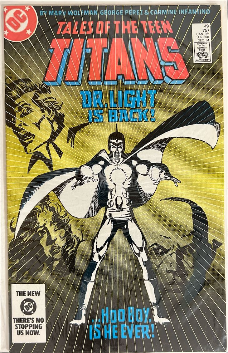 Tales of the Teen Titans, #049, Dr. Light is Back! (DC Comics, 1984) - Direct Sales