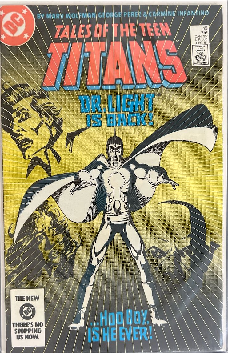 Tales of the Teen Titans, #049, Dr. Light is Back! (DC, 1984) - Direct Sales