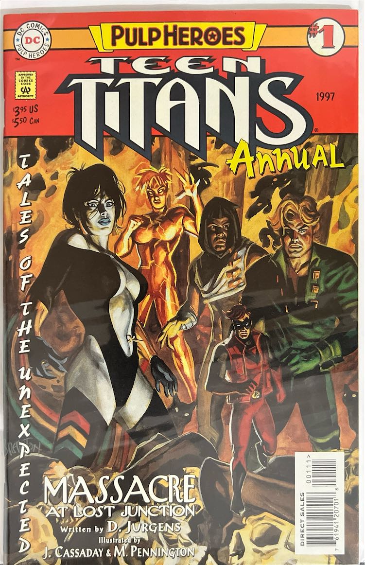 Teen Titans, Annual #001, Tales of the Unexpected: Massacre at Lost Junction (DC Comics, 1997) - Direct Sales Edition