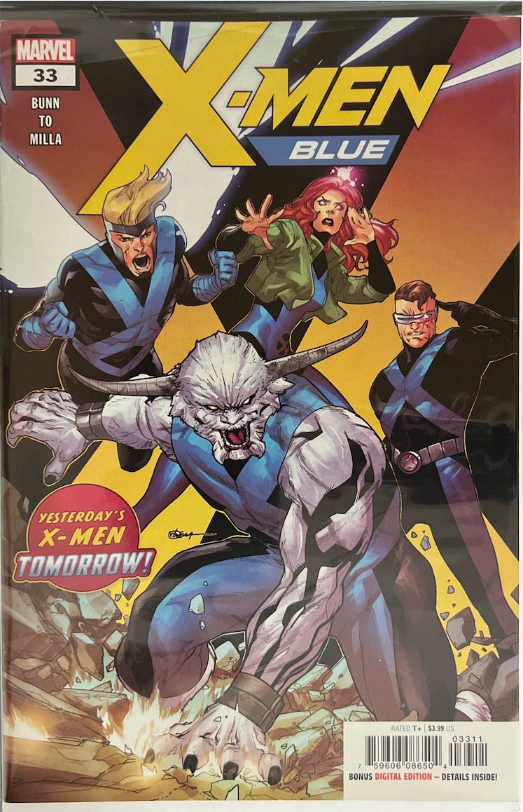 X-Men Blue, #033, Yesterday's X-Men Tomorrow! (Marvel, 2018) - Direct Sales