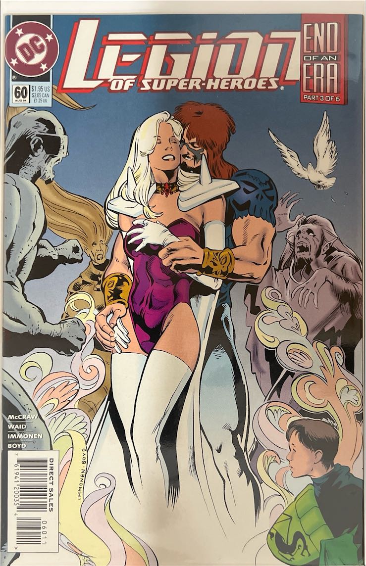 Legion of Super-Heroes, #060, End of An Era Part 3 of 6 (DC Comics, 1994) - Direct Sales Edition