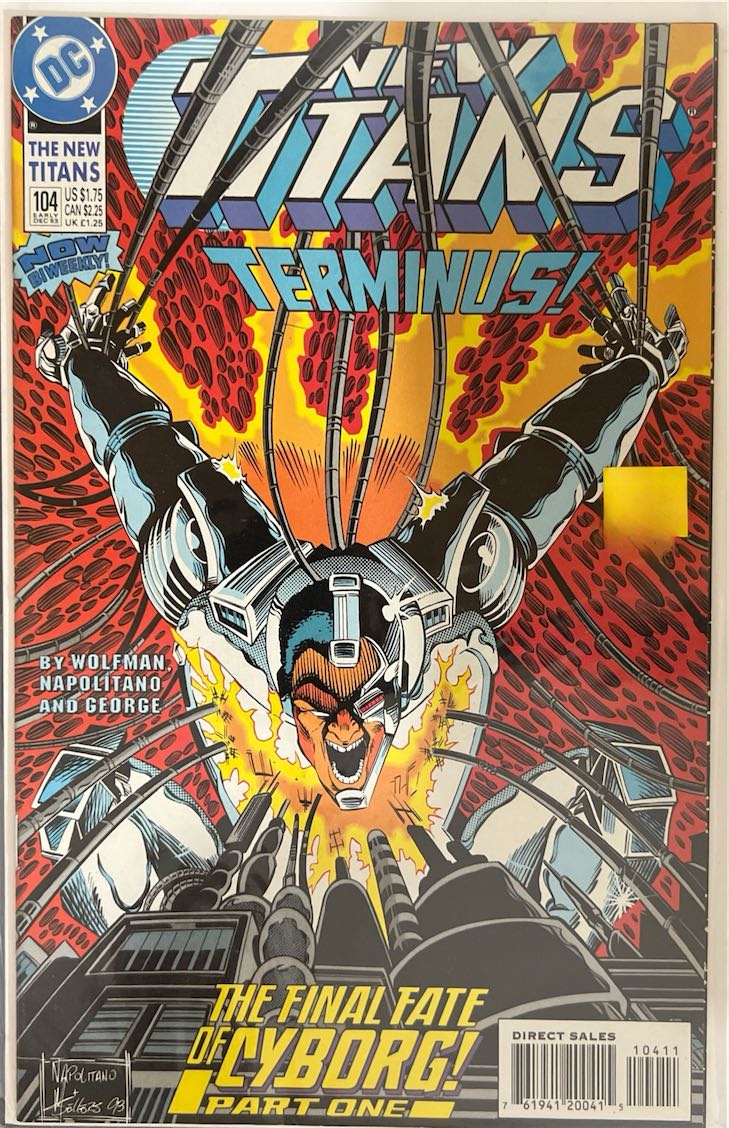 The New Titans, #104, Terminus! (DC Comics, 1993) - Direct Sales