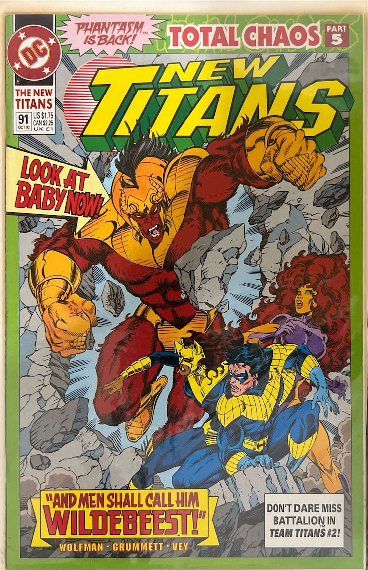 The New Titans, #091 (DC Comics, 1992) - Direct Edition