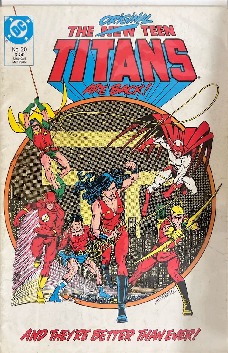 The New Teen Titans, #020 (DC Comics, 1986) - Direct Sales