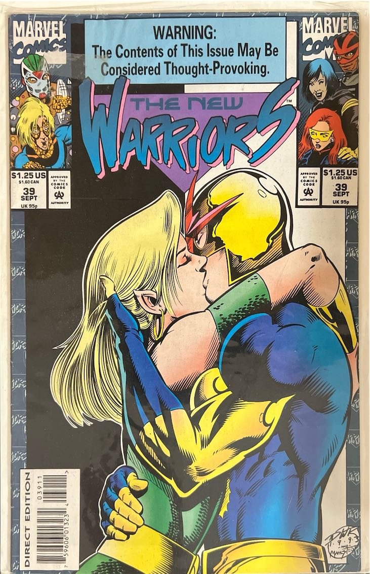 The New Warriors, #039, (Marvel, 1993) - Direct Edition