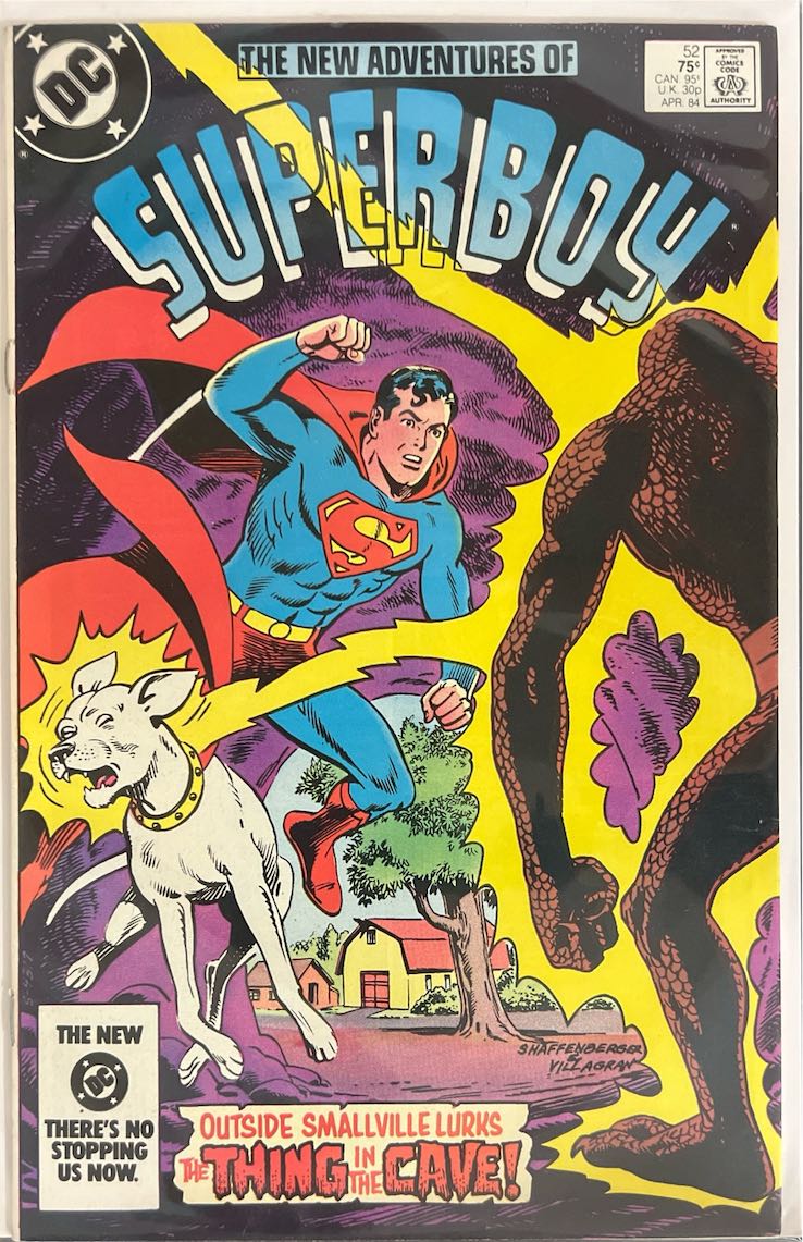 The New Adventures of Superboy, #052 (DC Comics, 1984) - Direct Sales Edition