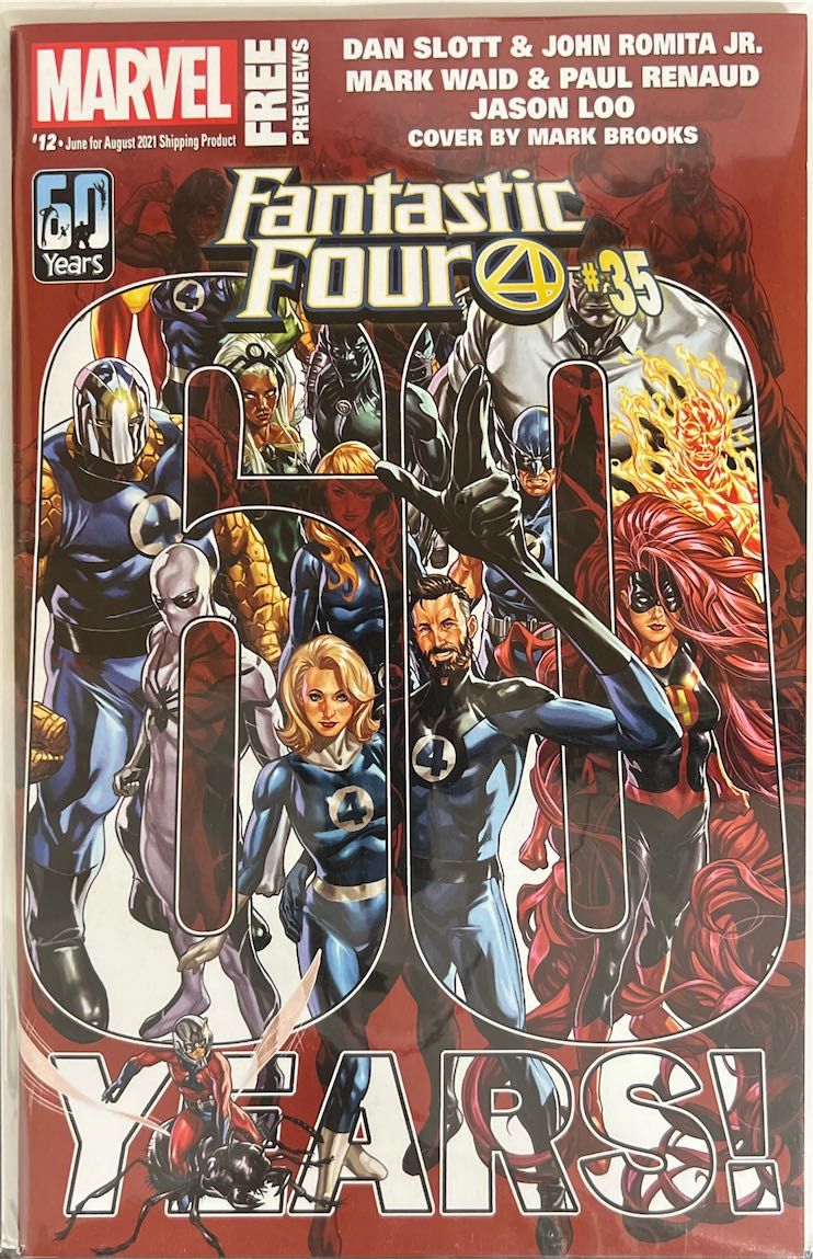 Fantastic Four, #035, 60 Years! (Marvel, 2021) - Direct Sales