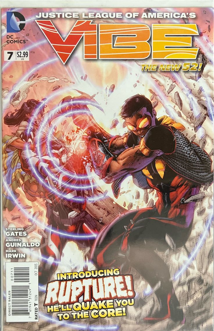 Justice League of America's Vibe, #007, The New 52! (DC Comics, 2013) - Direct Sales