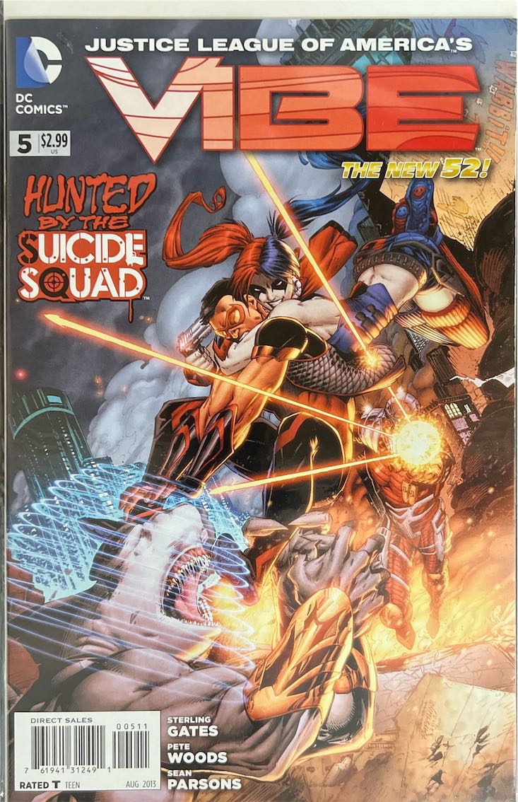 Justice League of America's Vibe, #005, Hunted by the Suicide Squad (DC Comics, 2013) - Direct Sales