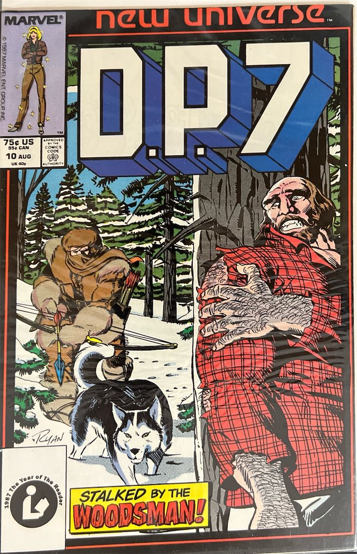 D.P. 7, #010, Stalked by the Woodsman! (Marvel, 1987) - Direct Sales