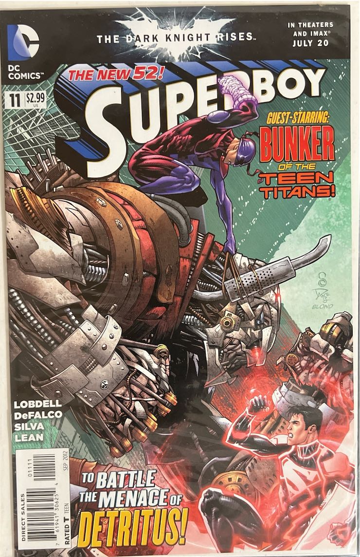 Superboy, #011, To Battle the Menace of Detritus! (DC Comics, 2012) - Direct Sales