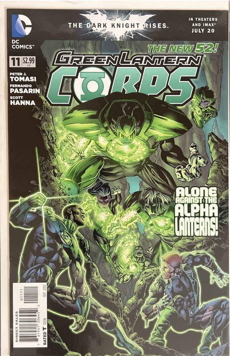 Green Lantern Corps, #011, Alone Against the Alpha Lanterns! (DC Comics, 2012) - Direct Sales