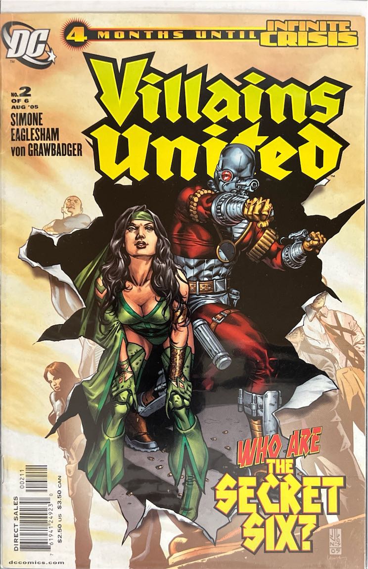 Villains United, #002, Who Are The Secret Six? (DC Comics, 2005) - Direct Sales