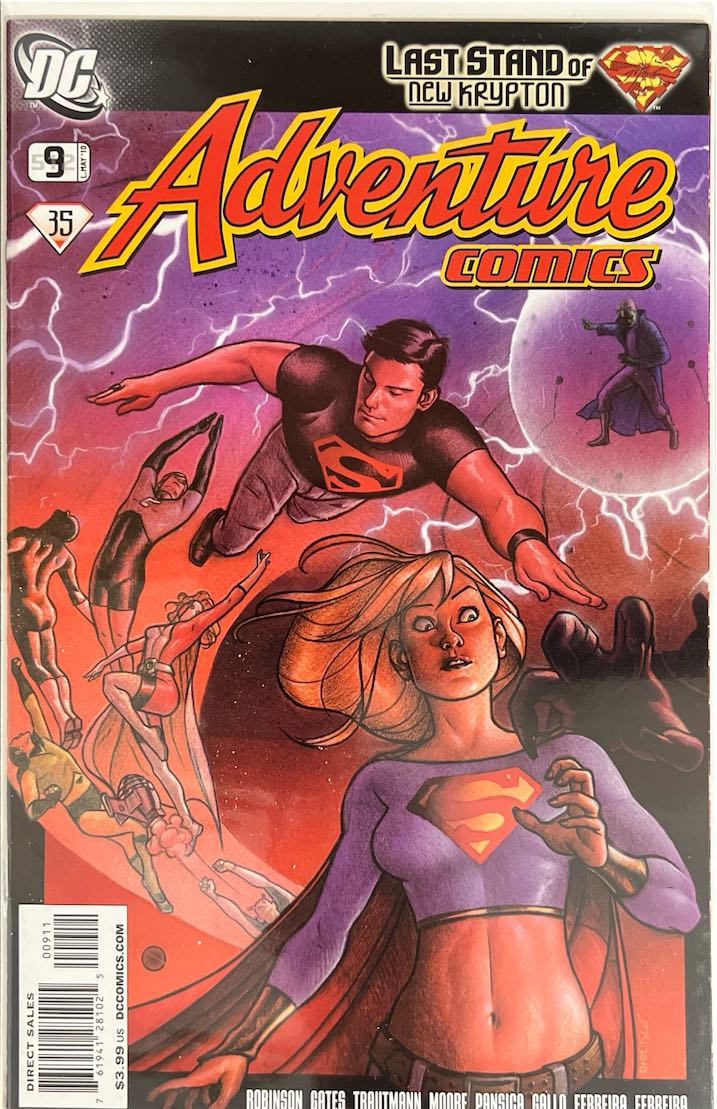 Adventure Comics, #009, Last Stand of New Krypton (DC Comics, 2010) - Direct Sales