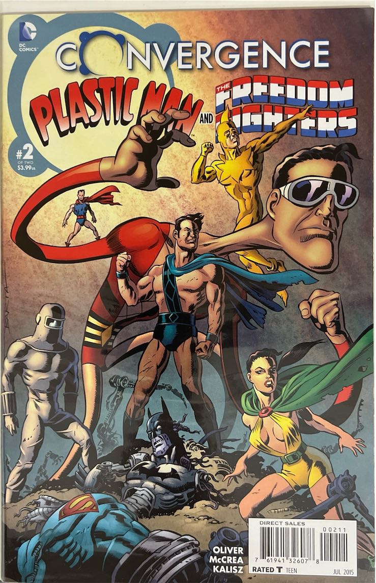 Convergence: Plastic Man and the Freedom Fighters, #002 (DC Comics, 2015) - Direct Sales