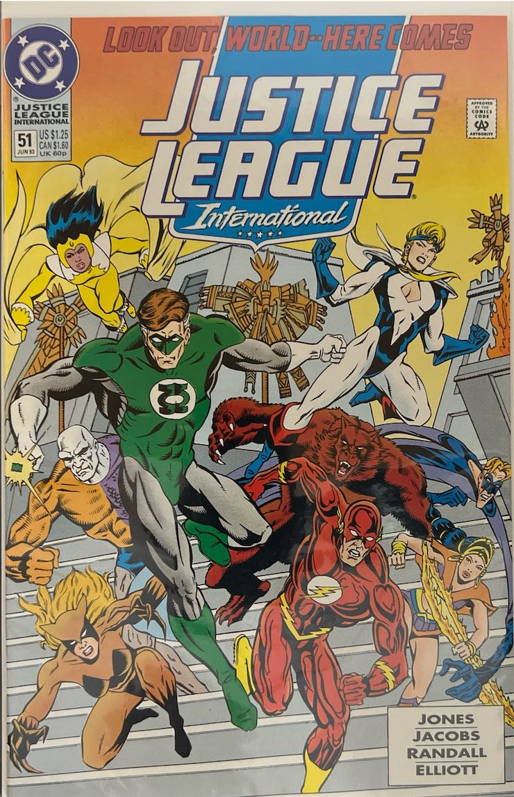 Justice League International, #051, (DC Comics, 1993) - Direct Sales