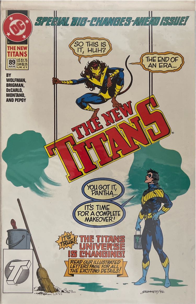 The New Titans, #089, Special Big-Changes-Ahead Issue! (DC Comics, 1992) - Direct Edition