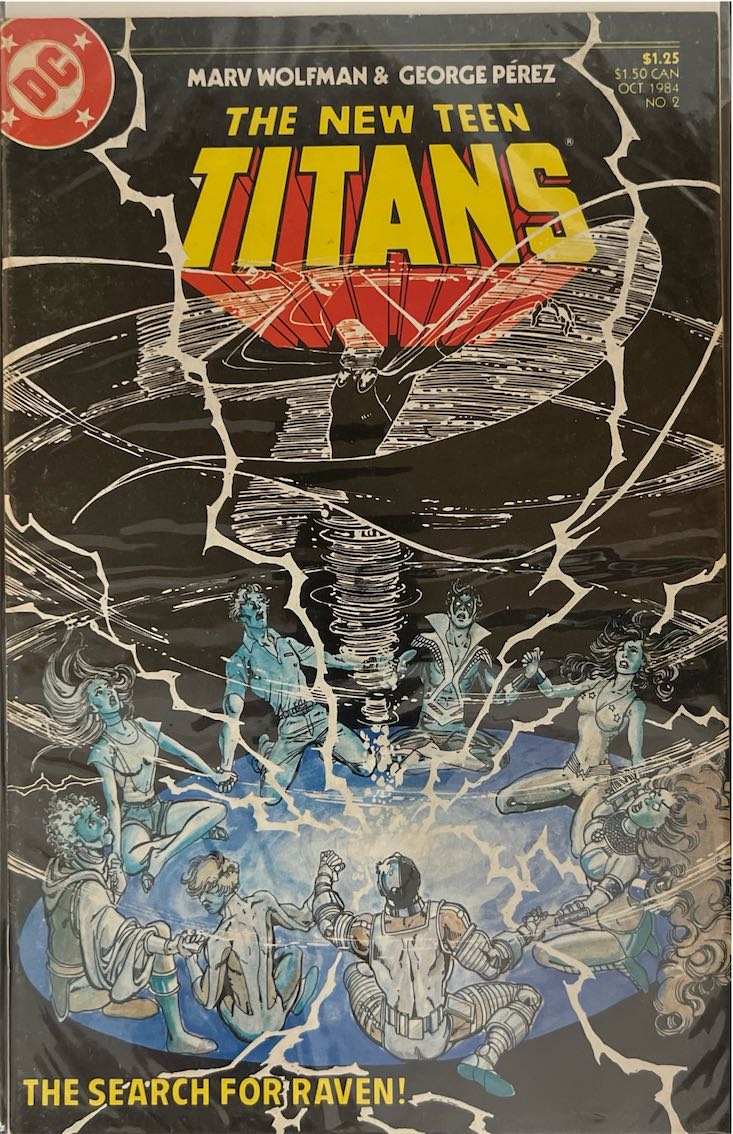 The New Teen Titans, #002, The Search for Raven! (DC, 1984) - Direct Sales