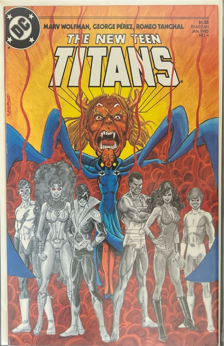 The New Teen Titans, #004 (DC Comics, 1985) - Direct Sales