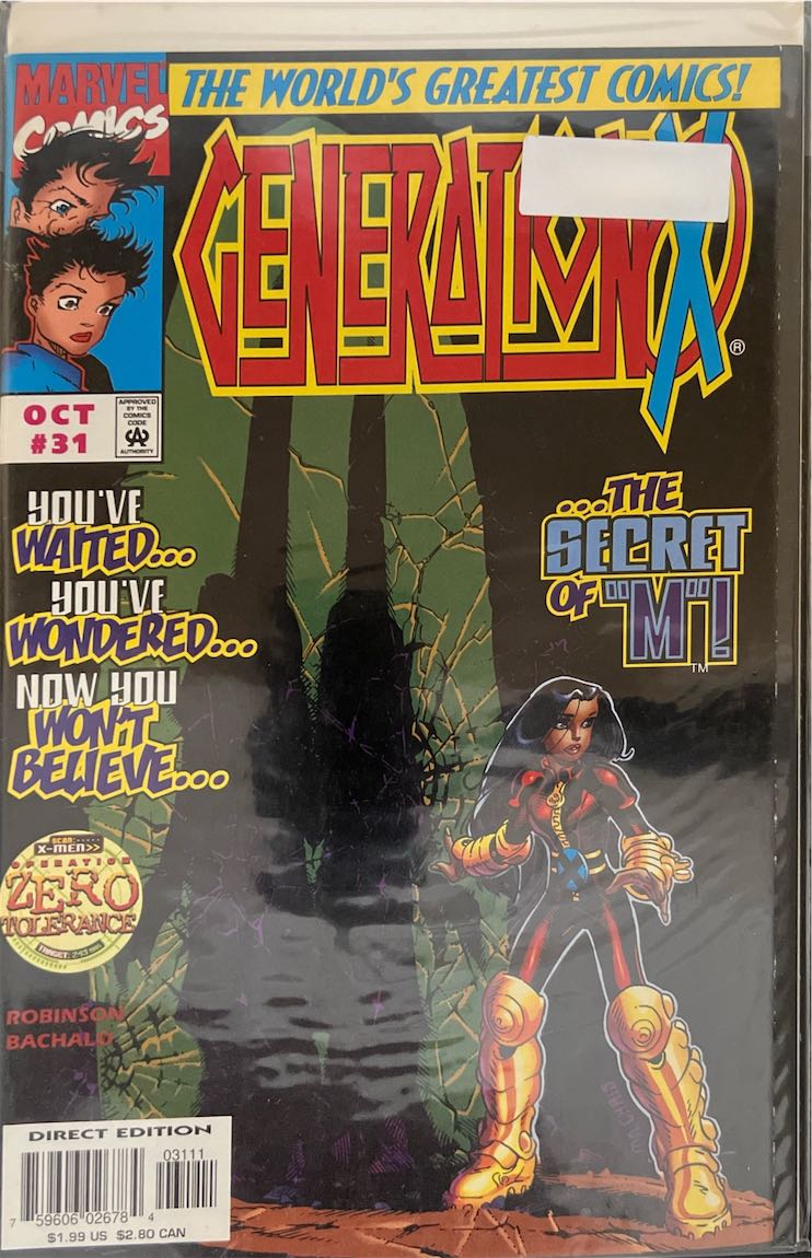 Generation X, #031, The Secret of "M" (Marvel Comics, 1997) - Direct Edition