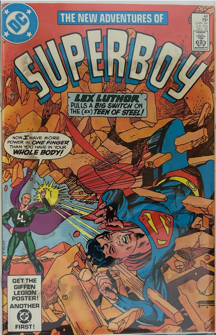 Superboy, #048, The New Adventures of Superboy (DC Comics, 1983) - Direct Sales