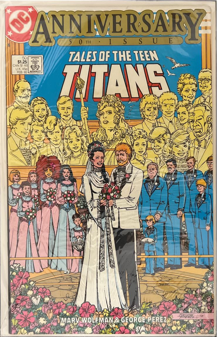 Tales of the Teen Titans, #050, Anniversary Issue (DC Comics, 1985) - Direct Sales