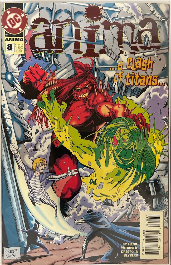 Anima, #008, A Clash of Titans (DC Comics, 1994) - Direct Sales