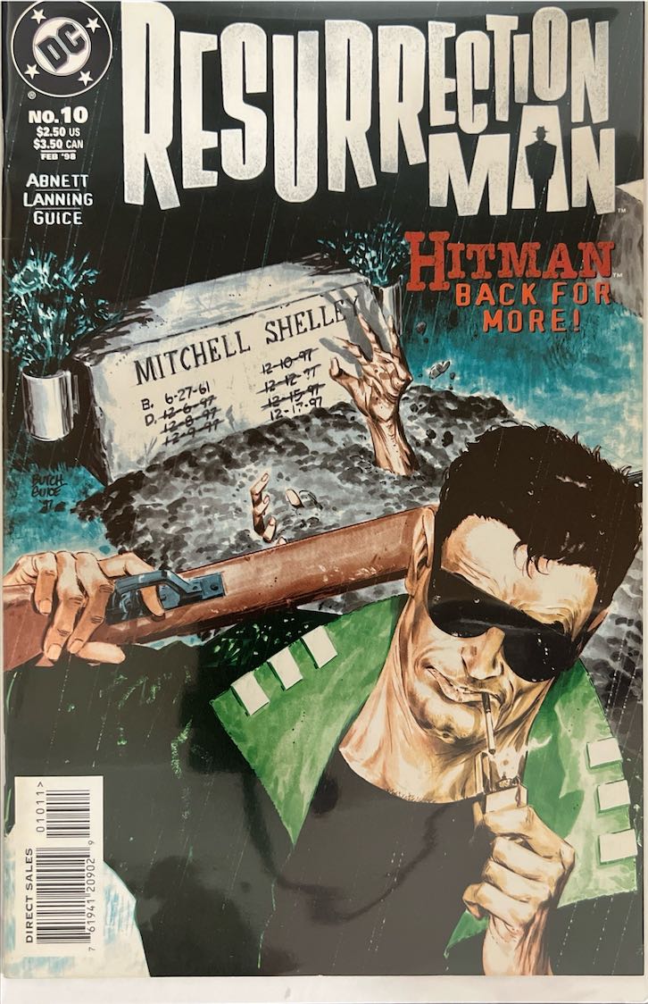 Resurrection Man, #010, Hitman Back for More! (DC, 1998) - Direct Sales