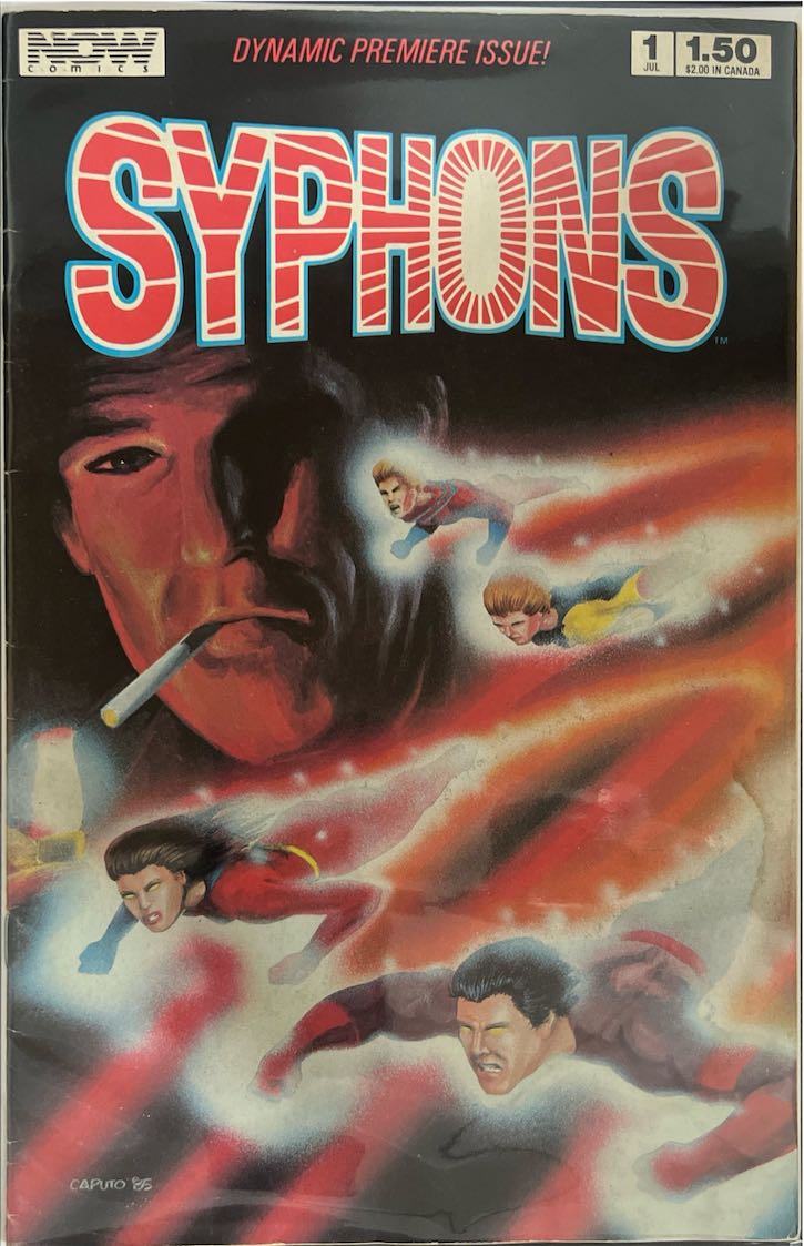 Syphons, #001, Dynamic Premiere Issue! (New Comics, 1985) - Direct Sales Edition