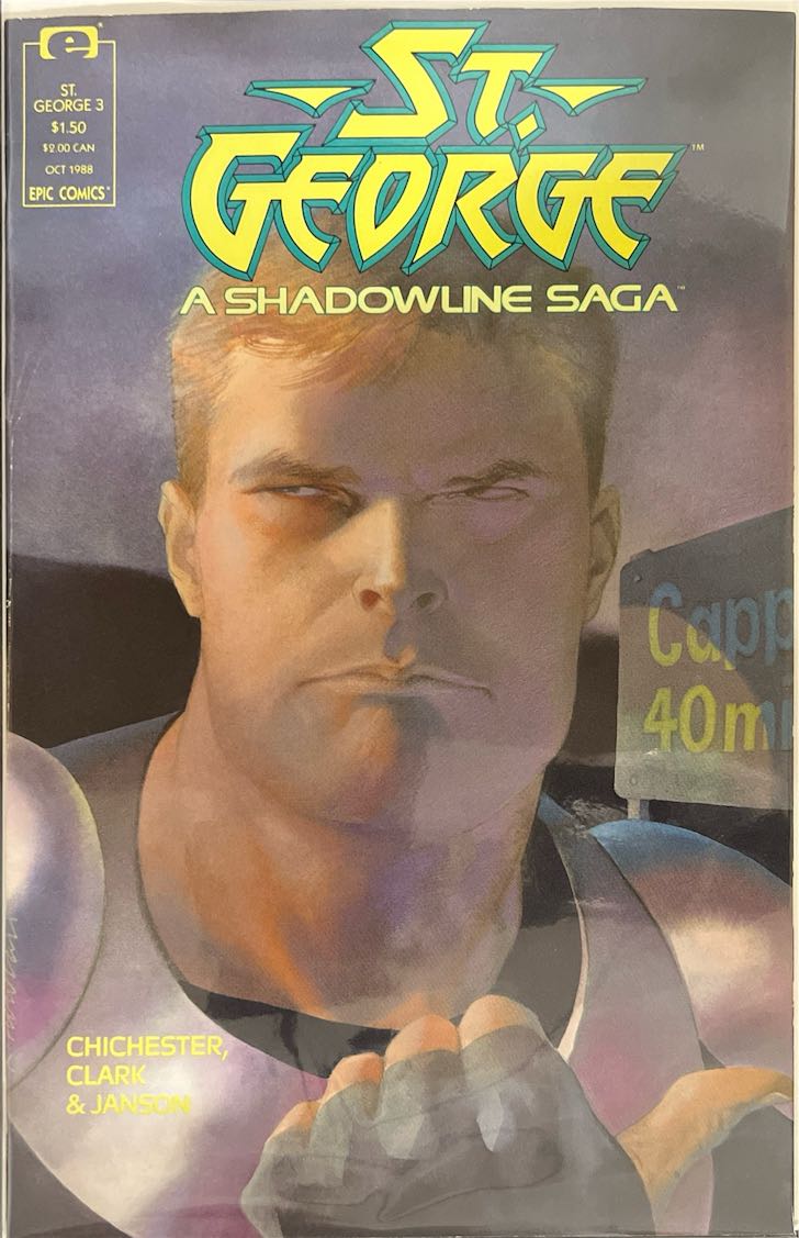 St. George, #003, A Shadowline Saga (Epic Comics, 1988) - Direct Sales